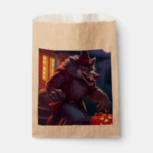 Halloween/werewolf/fall/autumn Favour Bag