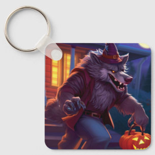 Halloween/werewolf/fall/autumn Keychain