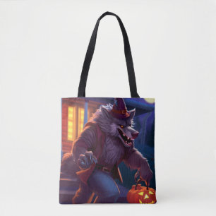 Halloween/werewolf/fall/autumn Tote Bag