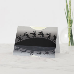 Halloween Werewolves Card