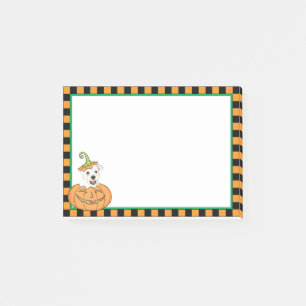 Halloween Westie Post-it Notes