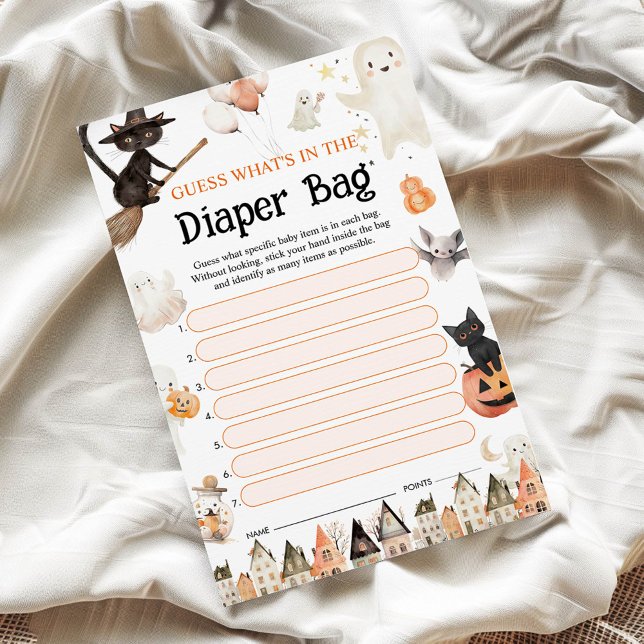 Halloween What's in the Diaper Bag Game (Creator Uploaded)