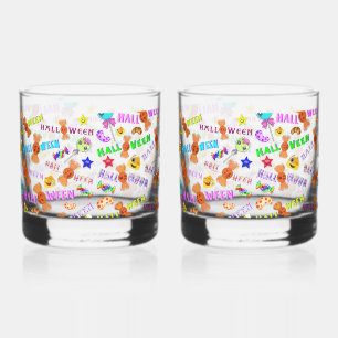 Halloween Whiskey Glass