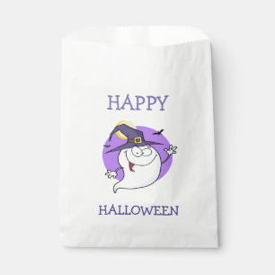 Halloween White Favour Bags/Ghost Bag
