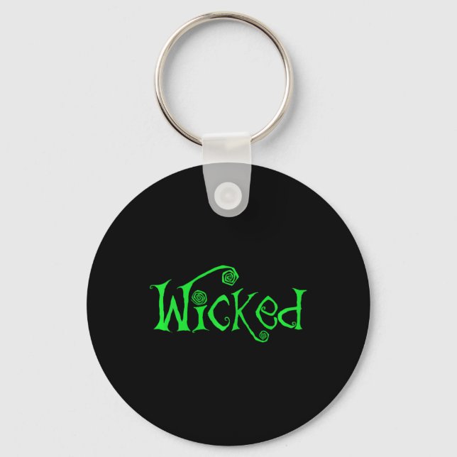 Halloween Wicked Witch  Fun Costume Outfit Gift  Keychain (Front)