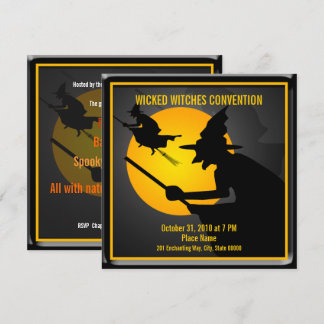 Halloween Wicked Witch Party Invitation