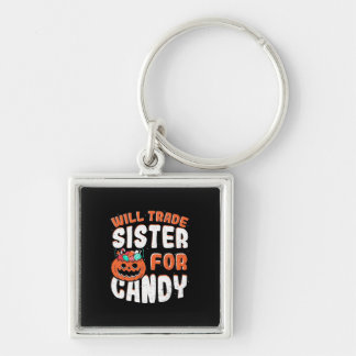 Halloween Will Trade Sister For Candy Keychain