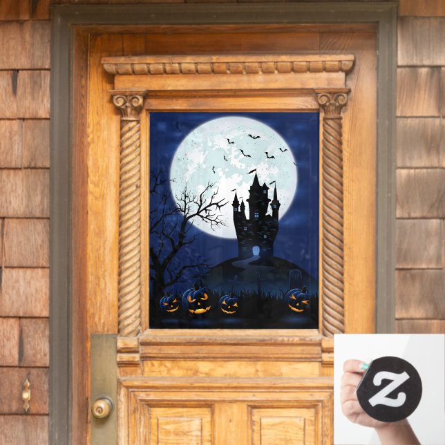 Halloween Window Cling (Home Door)