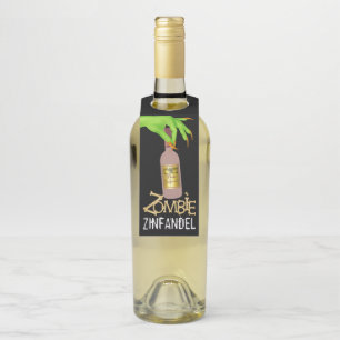 Halloween Wine - See Back - Bottle Tag