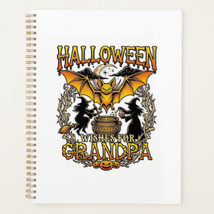 Halloween Wishes Grandpa Bat Witches Cauldron_1 Planner