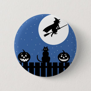Halloween Witch 2 Inch Round Button