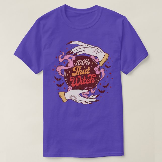 Halloween Witch 5 T-Shirt (Design Front)