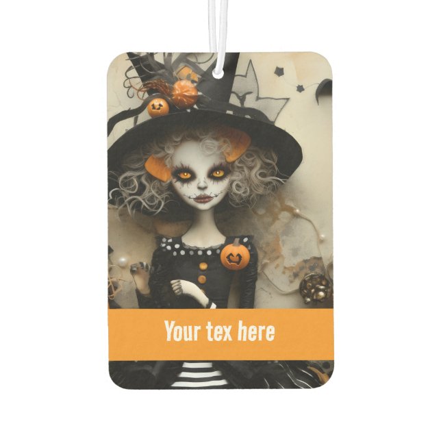 Halloween Witch Air Freshener (Back)