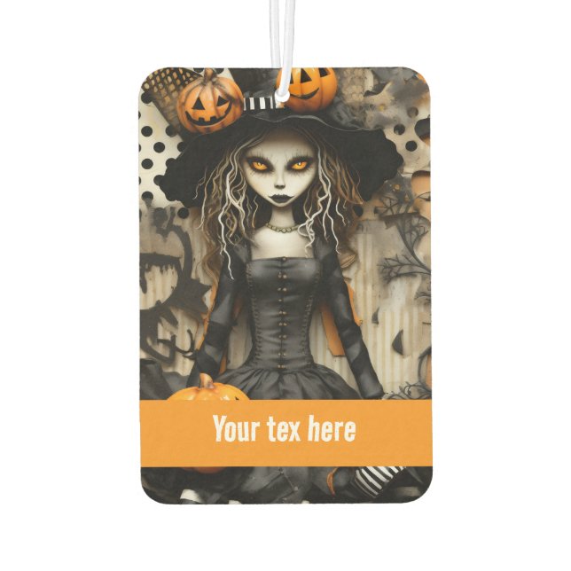 Halloween Witch Air Freshener (Back)