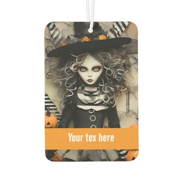 Halloween Witch Air Freshener (Back)
