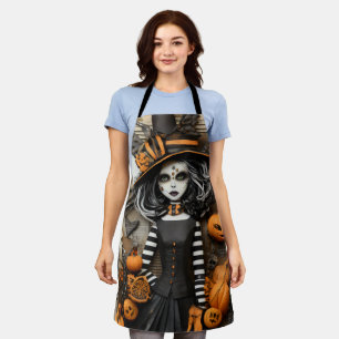 Halloween witch apron