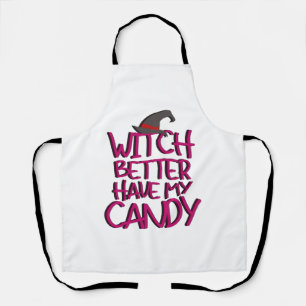 halloween witch    apron