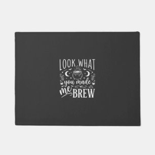 Halloween Witch Brew Funny Potion Design_1 Doormat