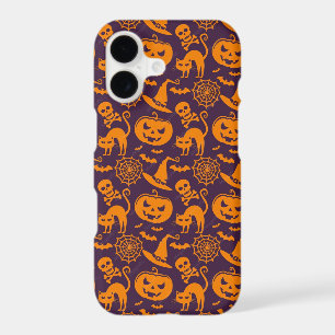 Halloween Witch Broomstick Black Cat Moon Graphic