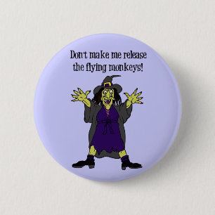 Halloween Witch button
