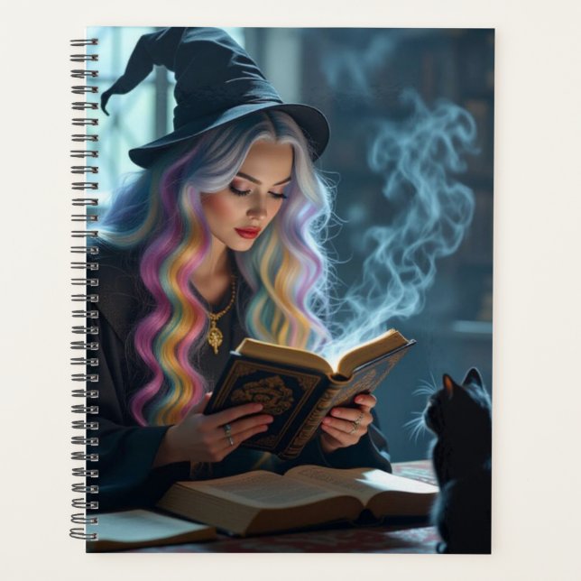 Halloween Witch Calendar Planner (Front)