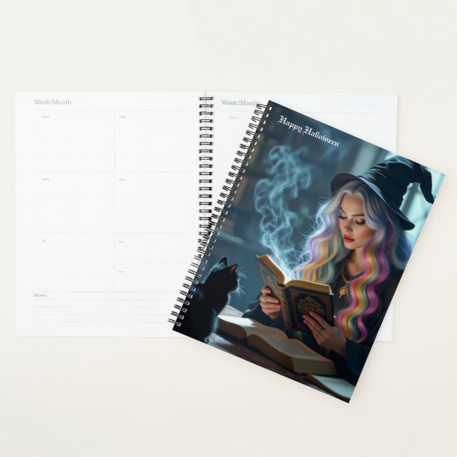 Halloween Witch Calendar Planner (Display)