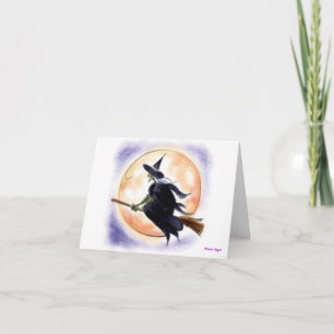 Halloween Witch Card