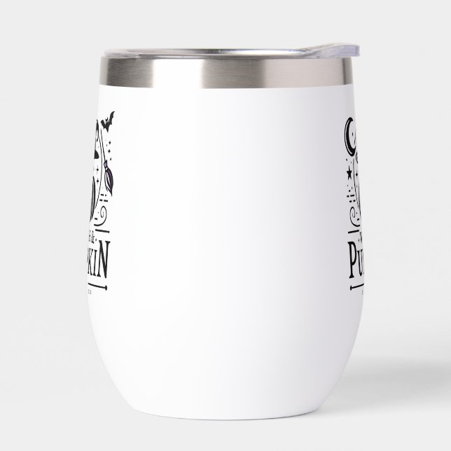 Halloween Witch Casquette et Citrouille Design Mag (Gauche)