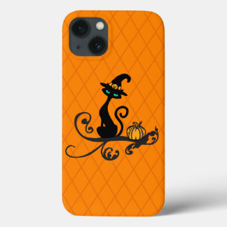 Halloween WItch Cat iPhone 13 Case
