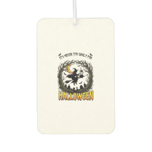 Halloween Witch Cauldron Moon Cemetery Twisted Tre Air Freshener