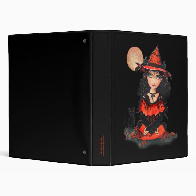 Halloween Witch Classeur par Molly Harrison (Arrière-plan)