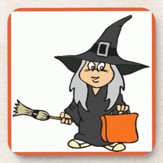 HALLOWEEN WITCH COASTER (Front)