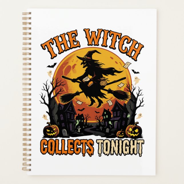 Halloween Witch Collection Humour Planner (Front)