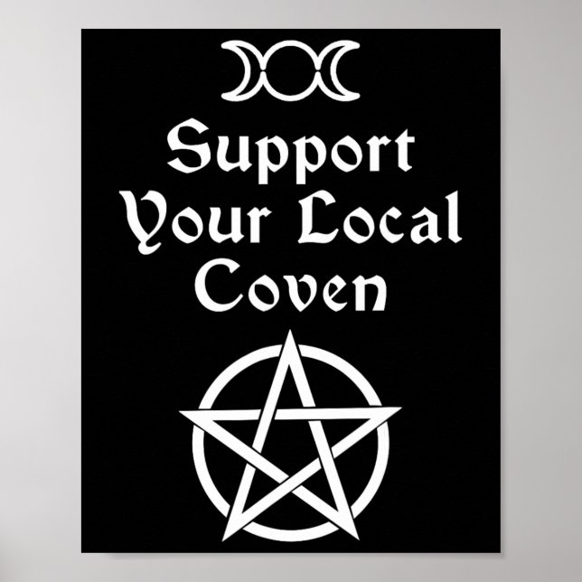 Halloween Witch Costume Men Women  Poster (Front)