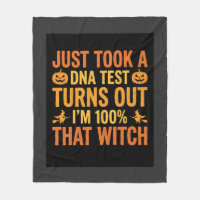 Halloween Witch DNA Test Funny Design