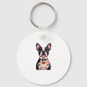 Halloween witch dog Classic T-Shirt Keychain