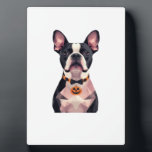 Halloween witch dog Classic T-Shirt Plaque<br><div class="desc">Halloween witch dog Classic T-Shirt</div>