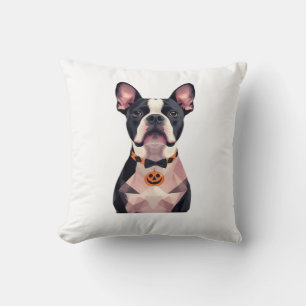 Halloween witch dog Classic T-Shirt Throw Pillow