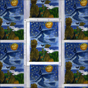 Halloween Witch Fabric