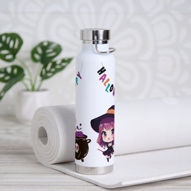 Halloween/witch/fall/October Water Bottle (Yoga)