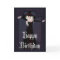 Halloween Witch Fall Season Happy Birthday Card