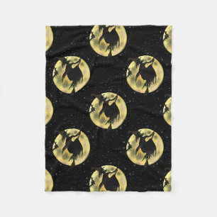 Halloween Witch Fleece Blanket