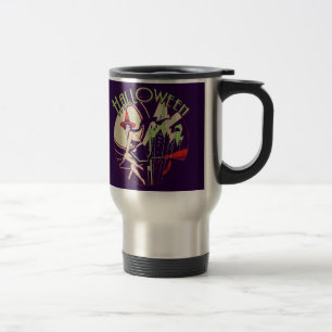 Halloween Witch Flying (vintage) Travel Mug