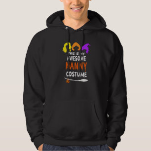 Halloween Witch Grandma This Is My Awesome Nanny C Hoodie