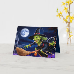Halloween/Witch Greeting Card
