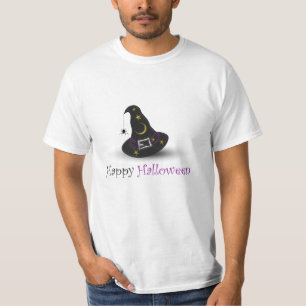 Halloween Witch Hat with Spider - Shirt