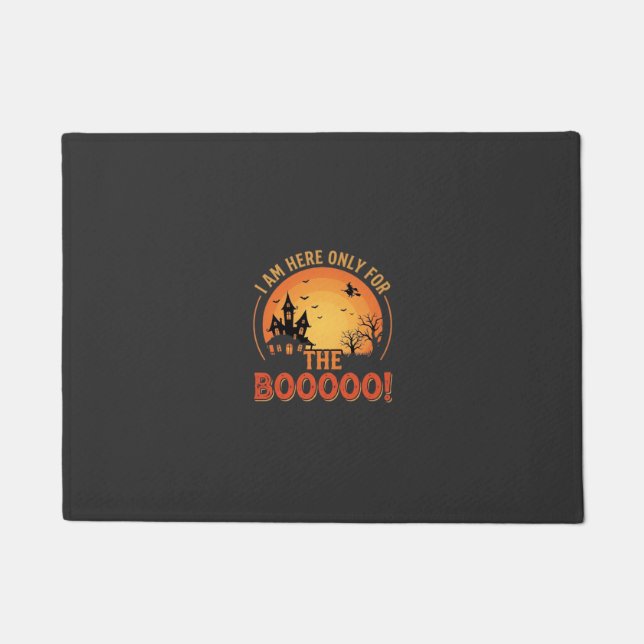Halloween Witch Haunted House Boo Design_1 Doormat (Front)