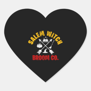 Halloween witch                               heart sticker
