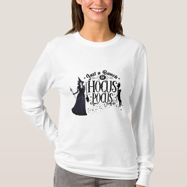 Halloween witch hocus pocus design  T-Shirt (Front)