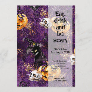 Halloween Witch Invitation
